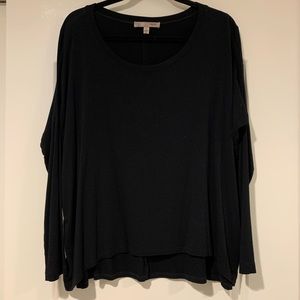 Red 23 Brushed jersey tunic top